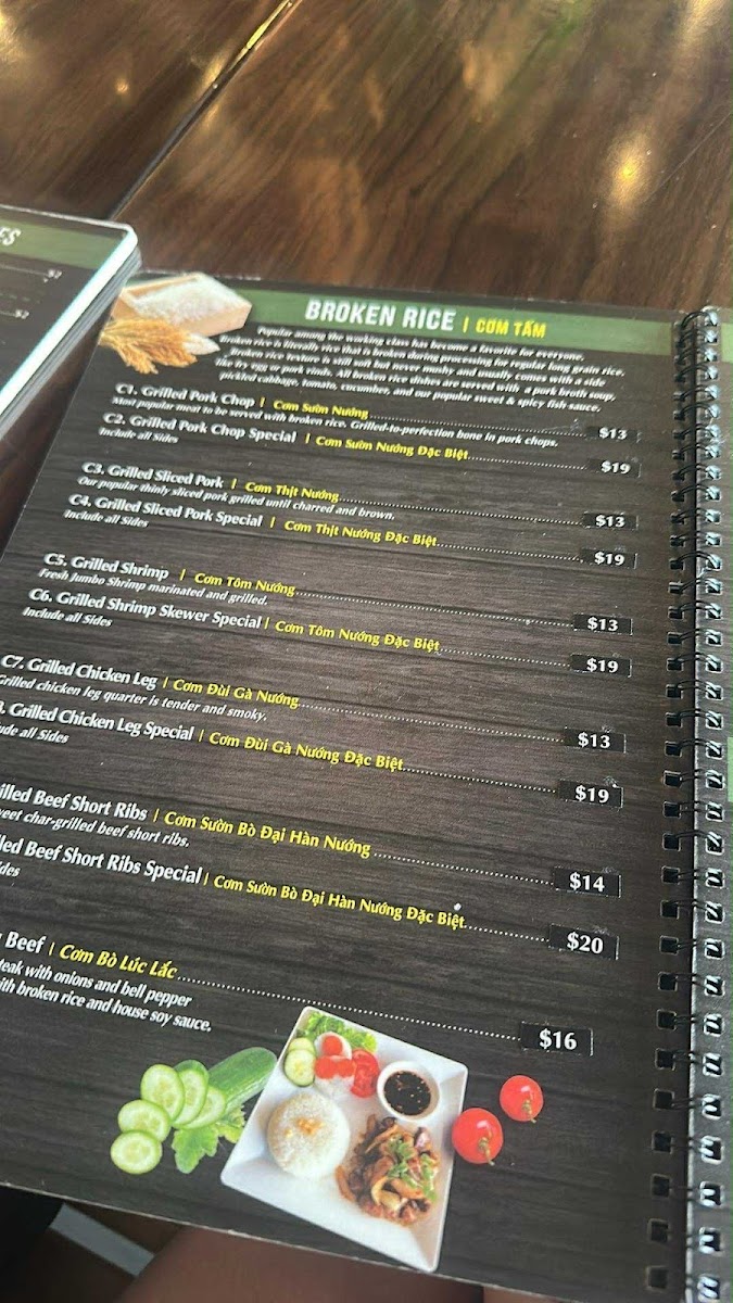 Menu Broken Rice & Pho Restaurant Com Tam Viet-7