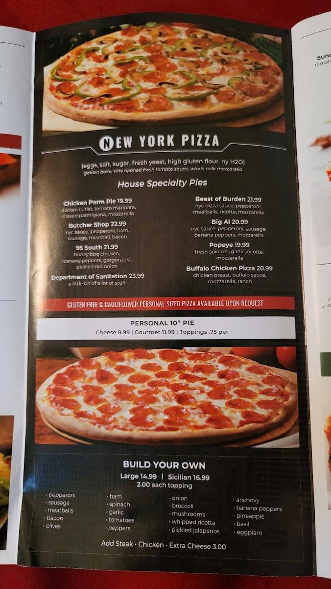 Menu Bronx House Pizza - Ormond Beach-4