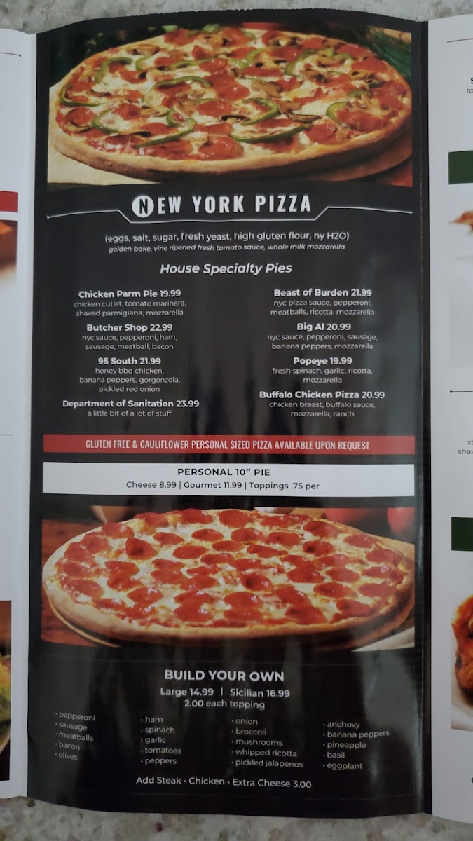 Menu Bronx House Pizza - Port Orange-9