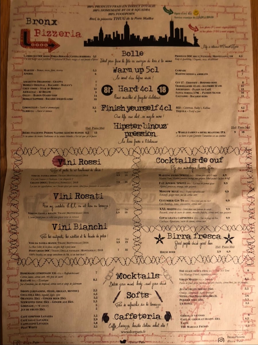Menu Bronx Pizzeria-4