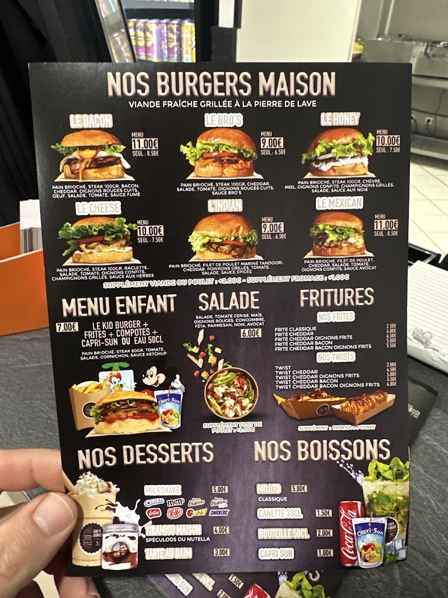 Menu Bro's Burger-1
