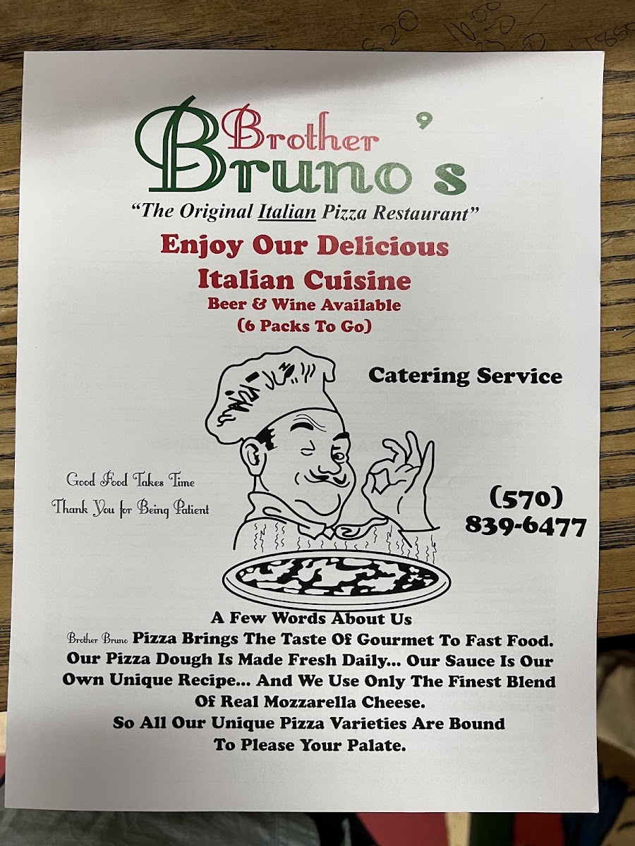 Menu Brother Bruno's Pizza-7