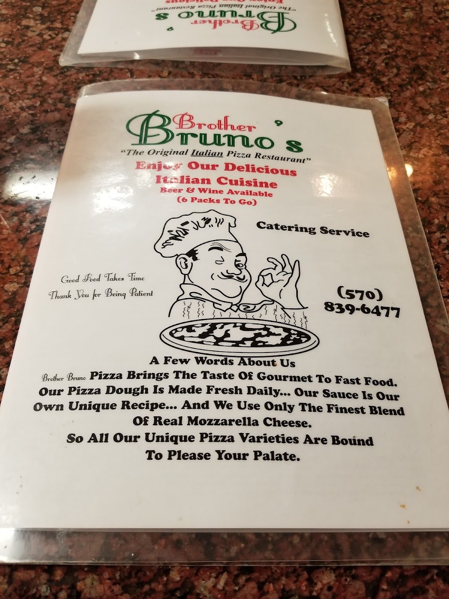 Menu Brother Bruno's Pizza-8