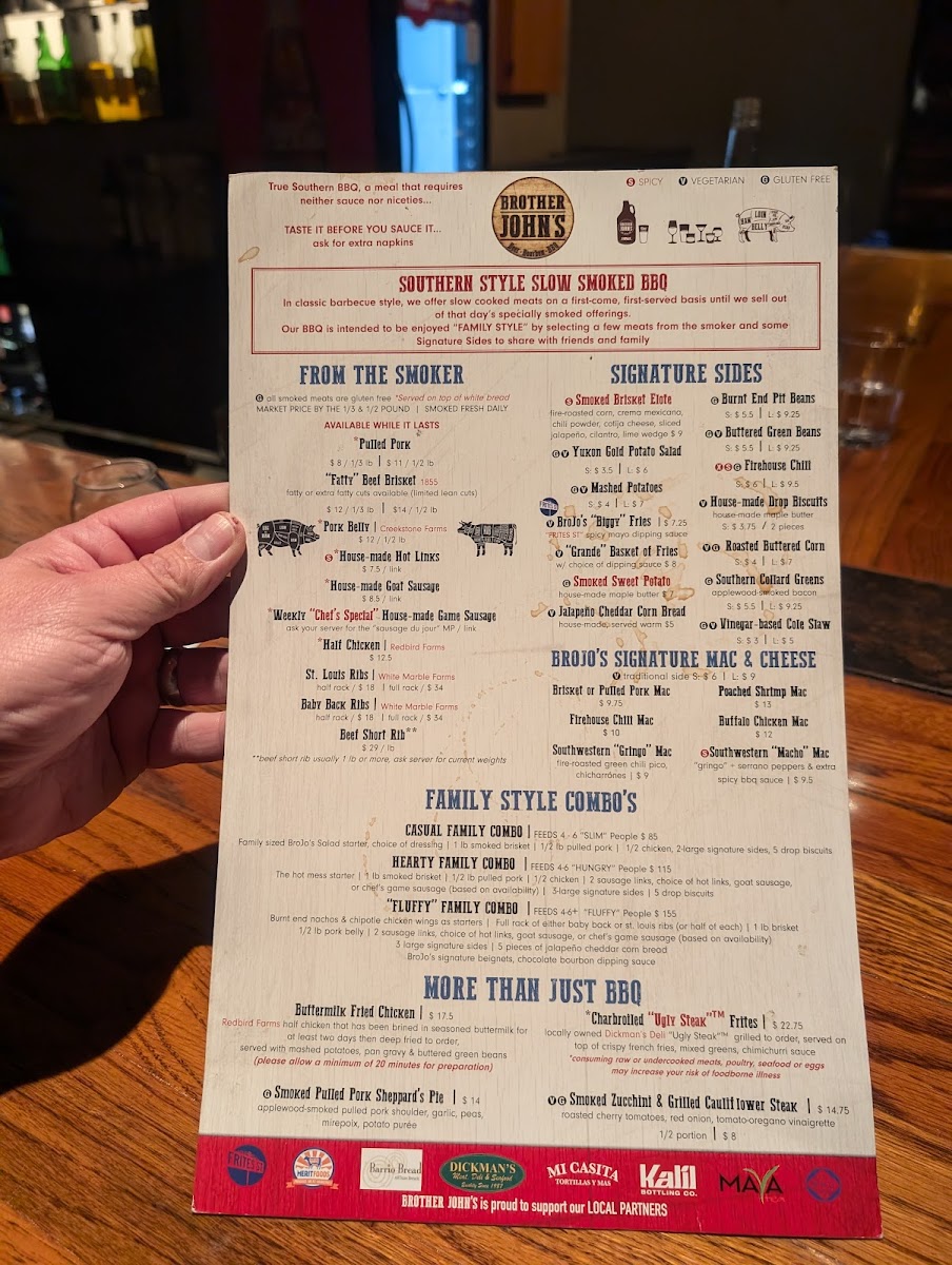 Menu Brother John's Beer Bourbon & Bbq-10