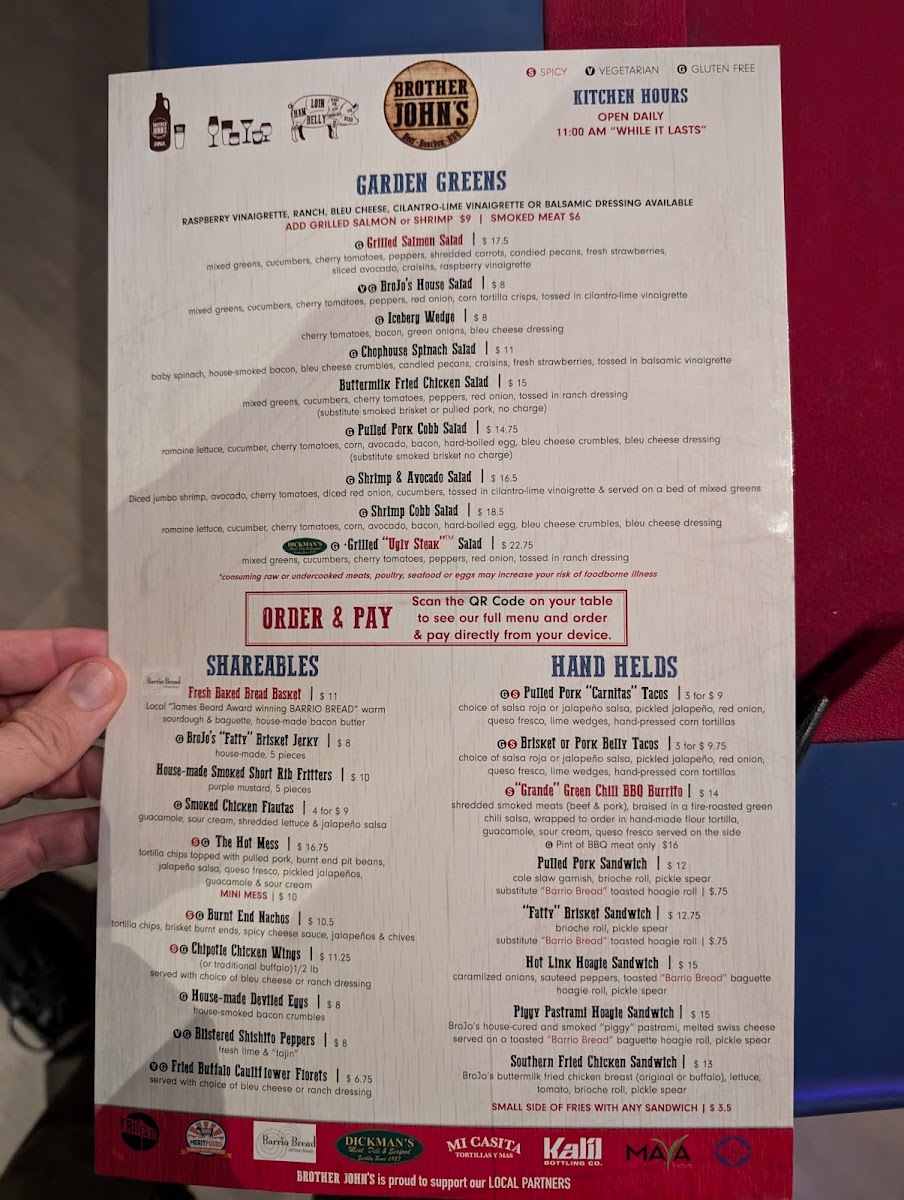 Menu Brother John's Beer Bourbon & Bbq-8