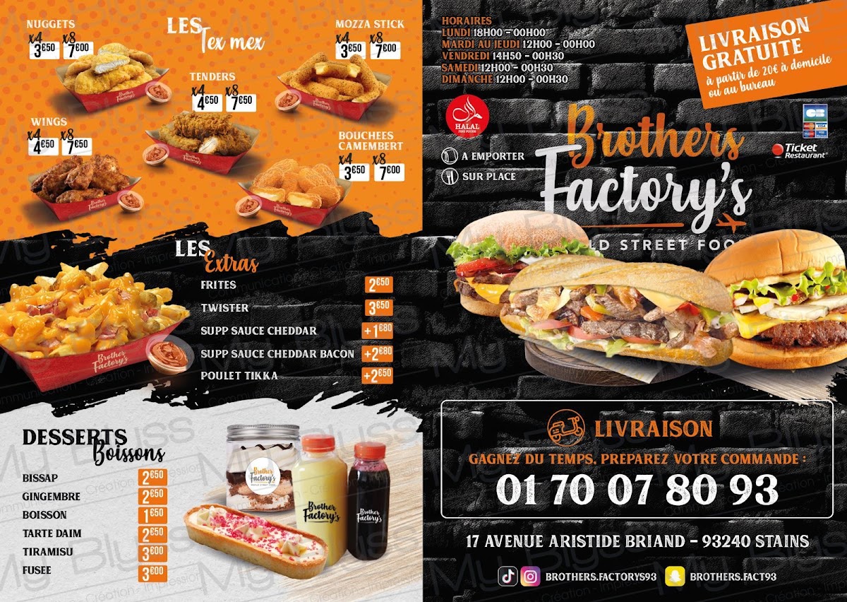 Menu Brothers Factory's - Stains-9