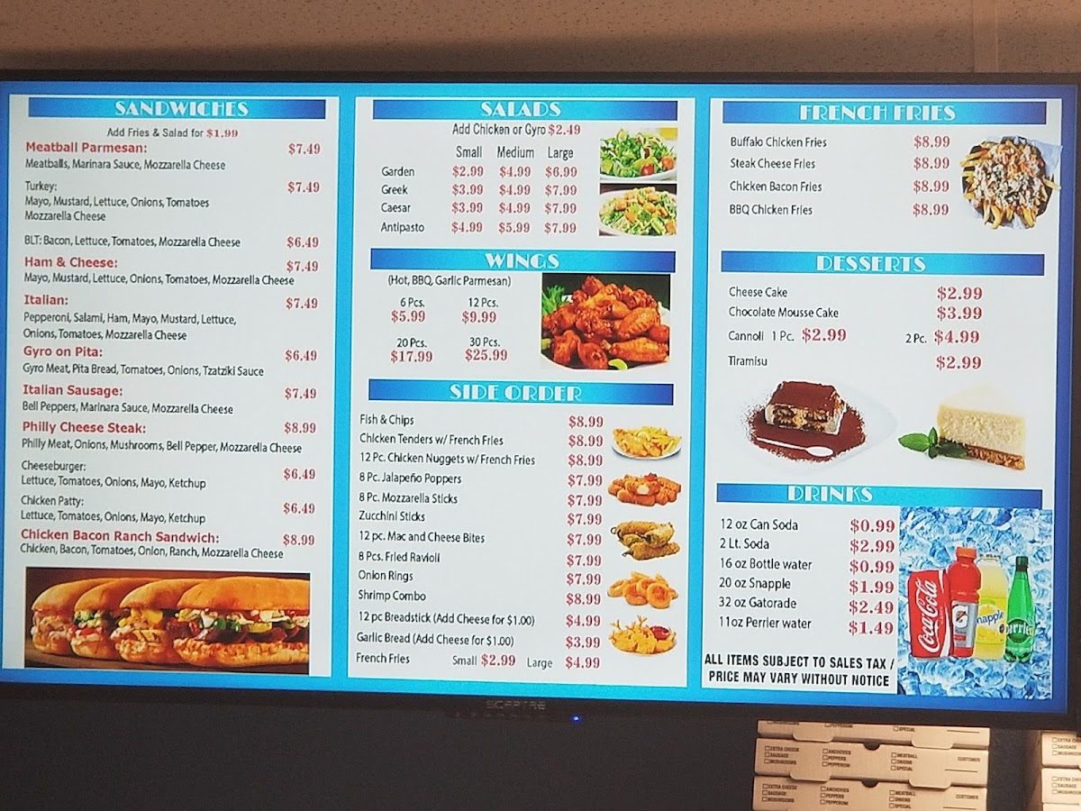 Menu Brothers' Giant Pizza-2