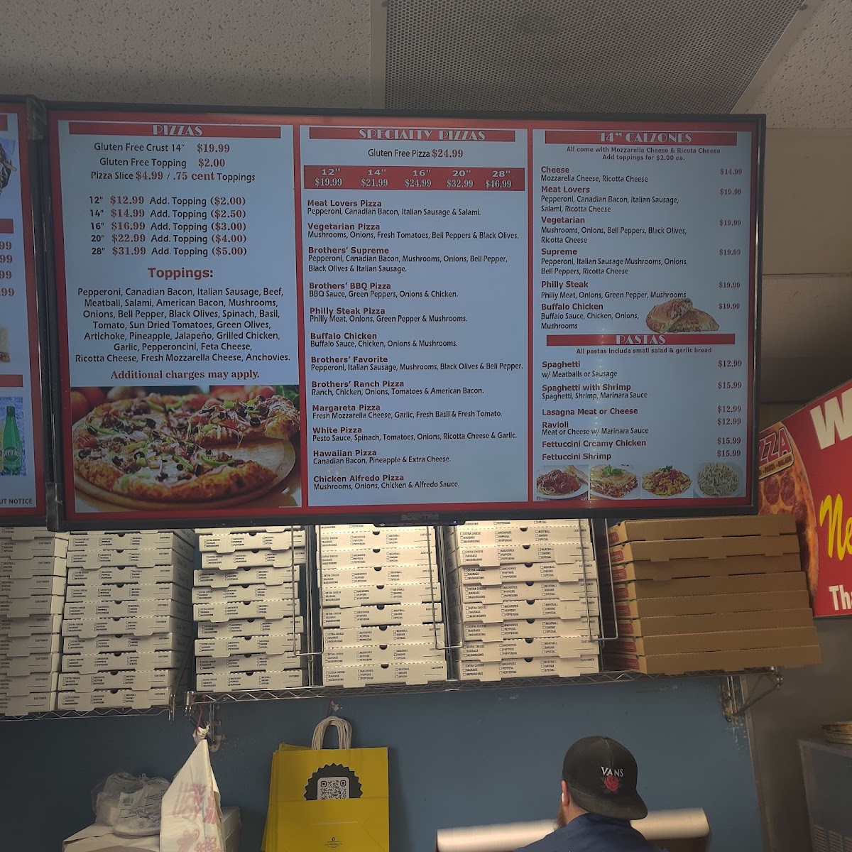 Menu Brothers' Giant Pizza-3