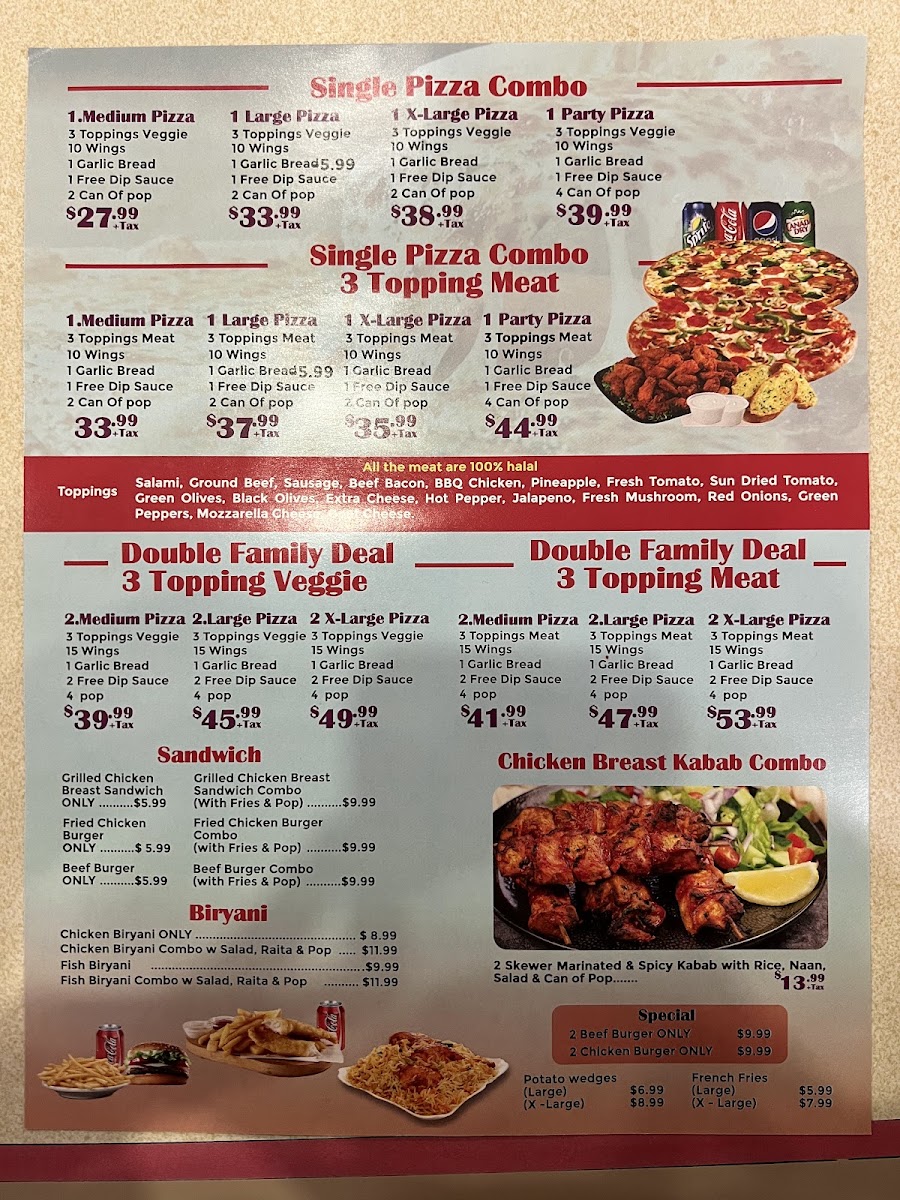 Menu Brothers Pizza & Wings-1