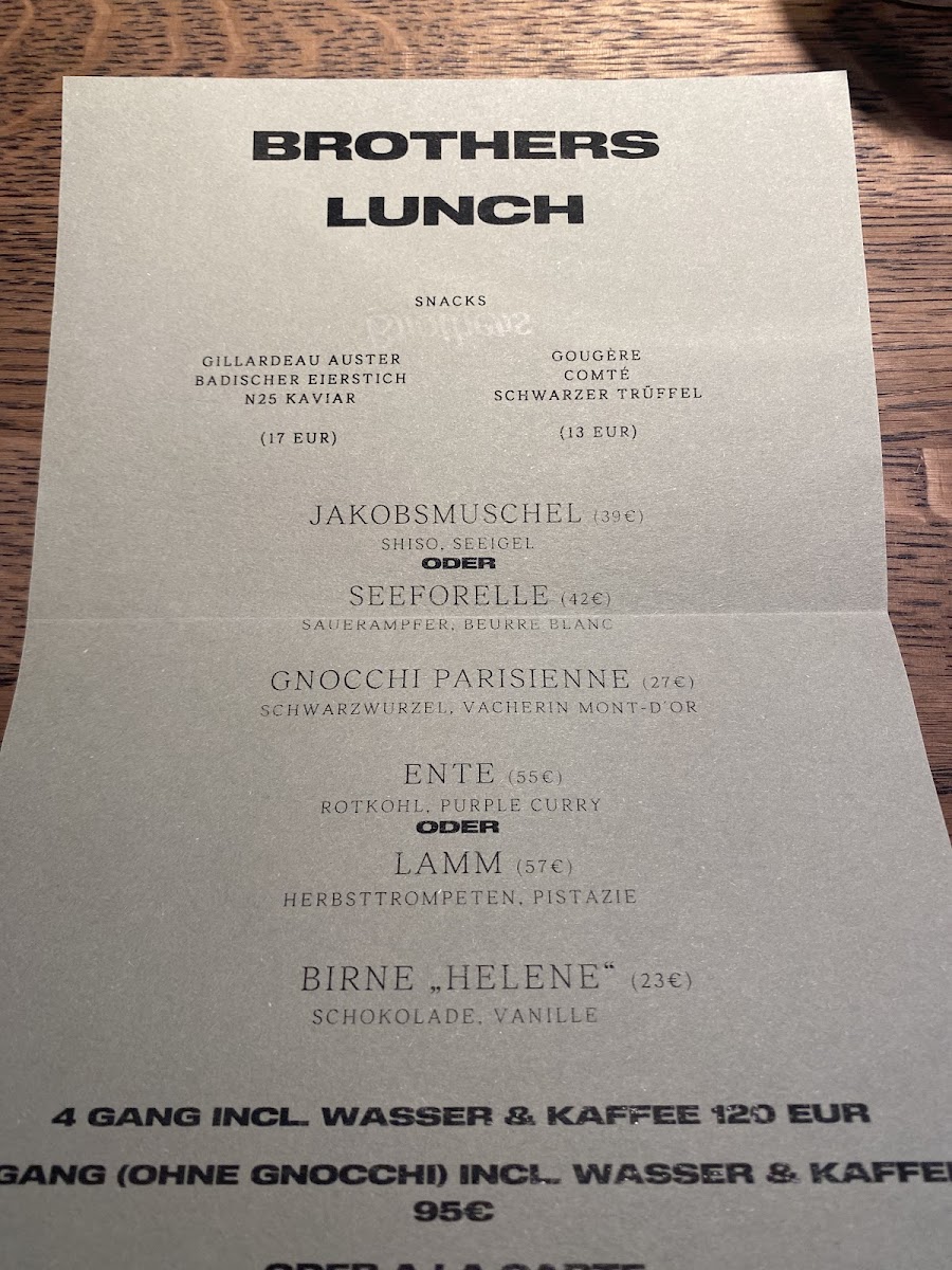 Menu Brothers Restaurant-10