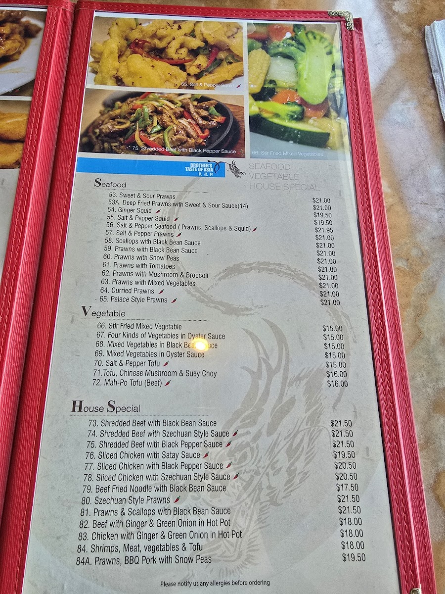 Menu Brothers Taste Of Asia-1