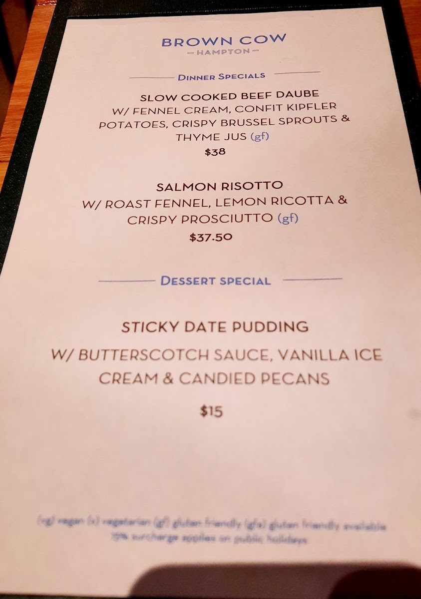 Menu Brown Cow-2