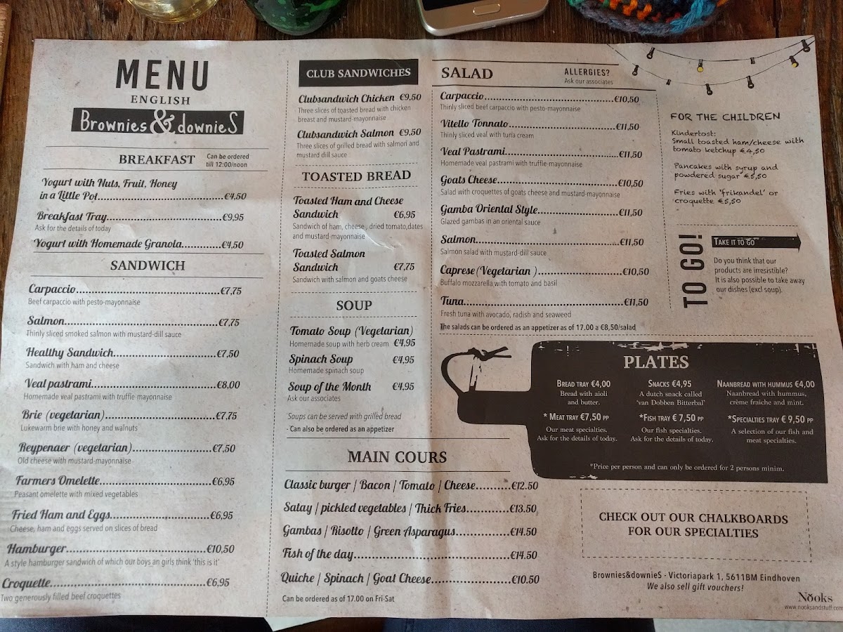 Menu Brownies&downies Victoriapark Eindhoven-2