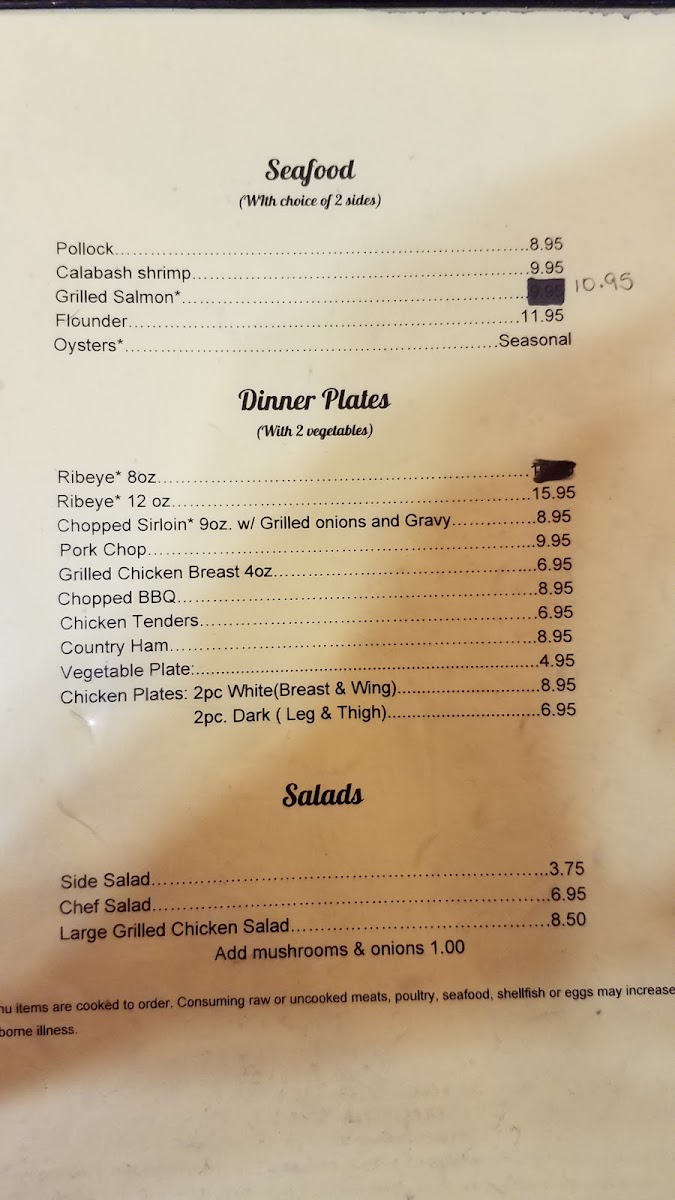 Menu Brown's Cafe-1