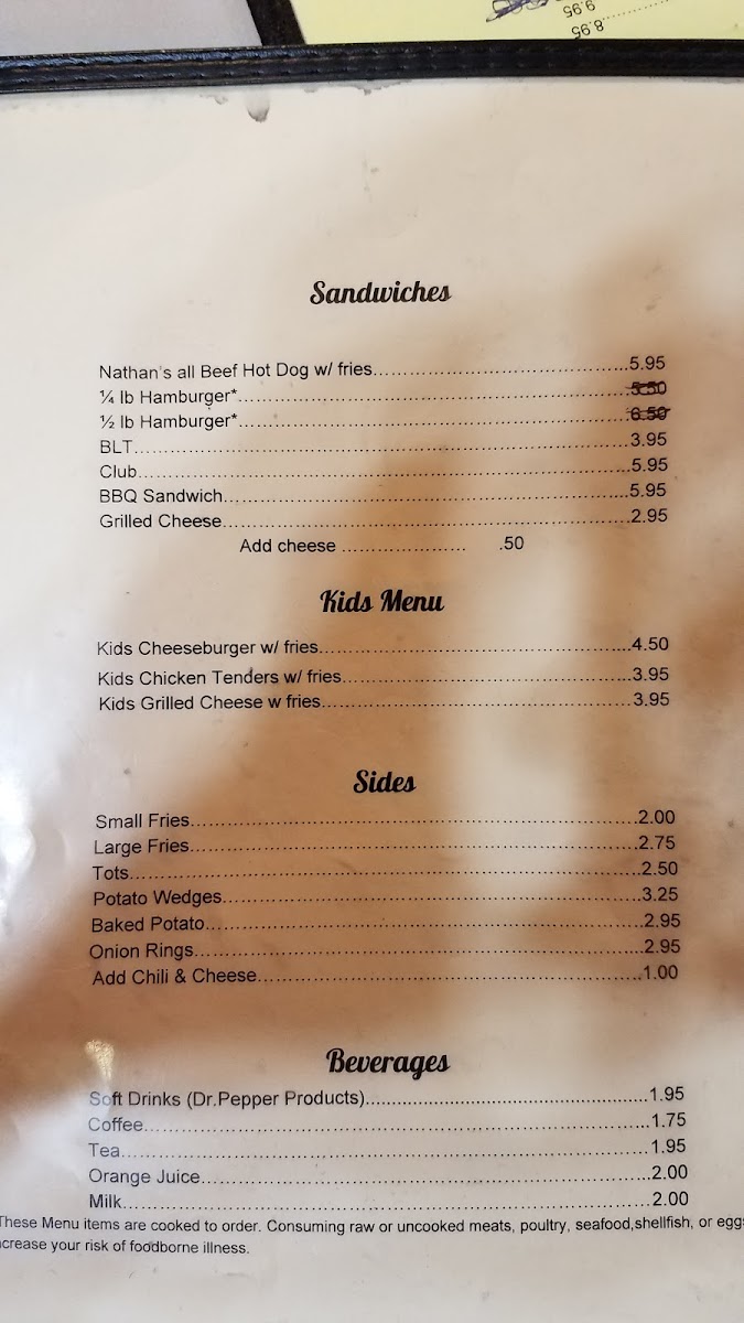 Menu Brown's Cafe-2