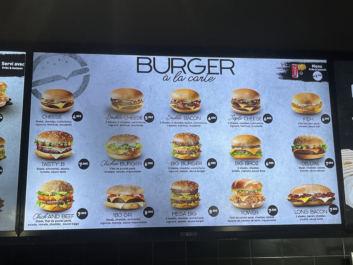 Menu Broz Burger Kebab Burger Tacos-1