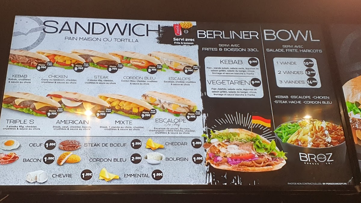 Menu Broz Burger Kebab Burger Tacos-10