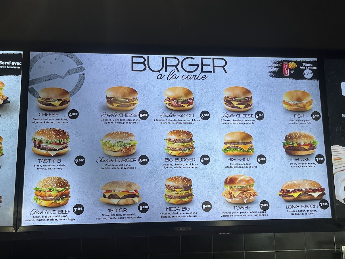 Menu Broz Burger Kebab Burger Tacos-2