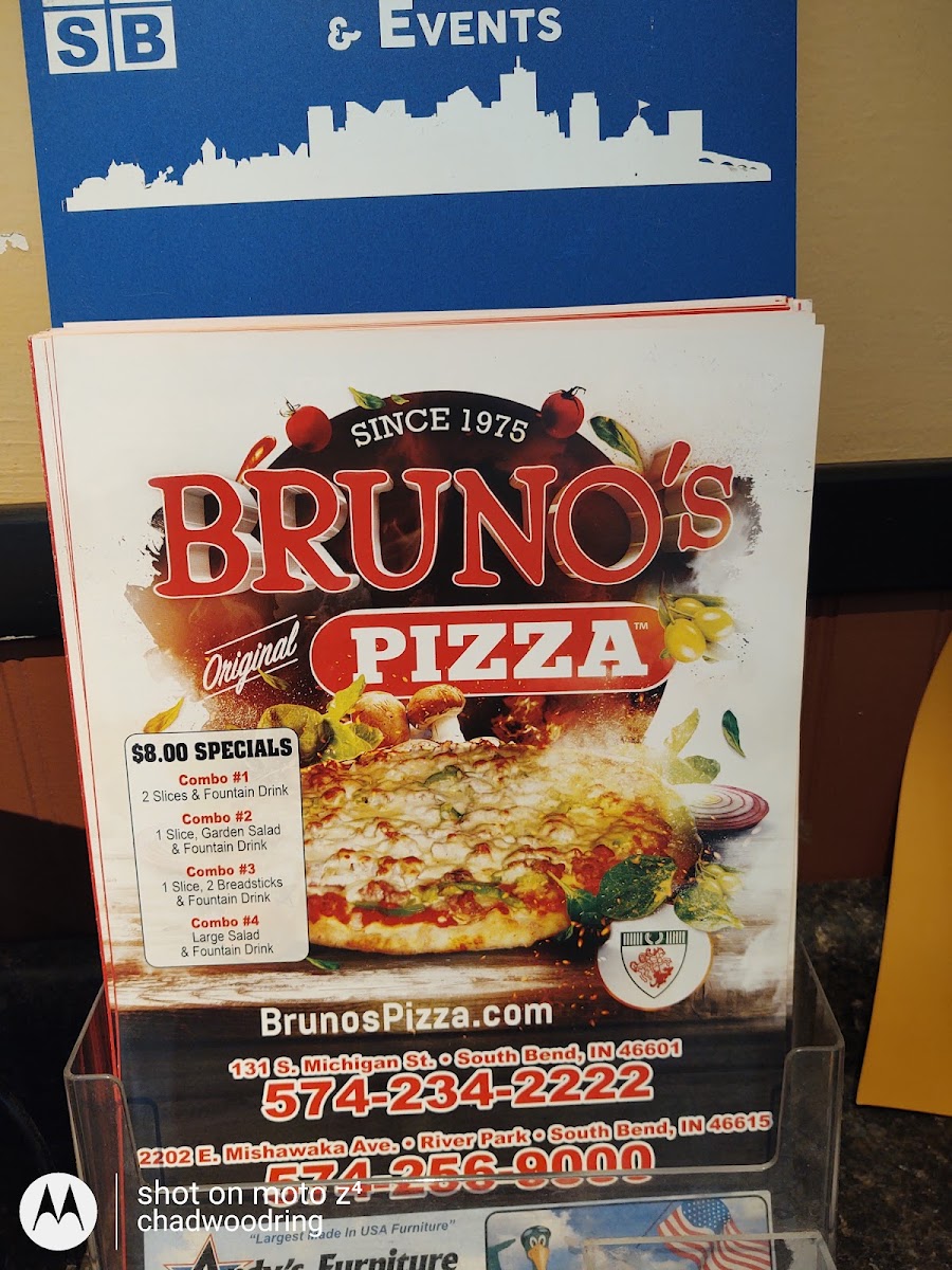 Menu Bruno's Pizza Downtown-5