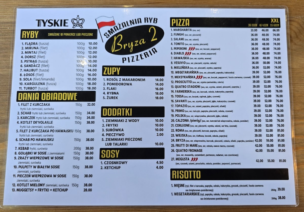 Menu Bryza Ii-3