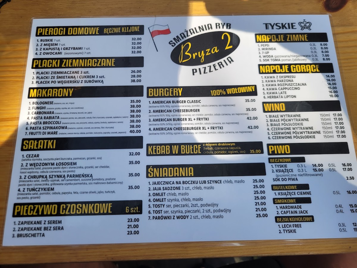 Menu Bryza Ii-8