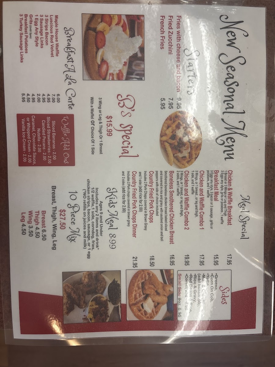 Menu B's Chicken & Waffles-1