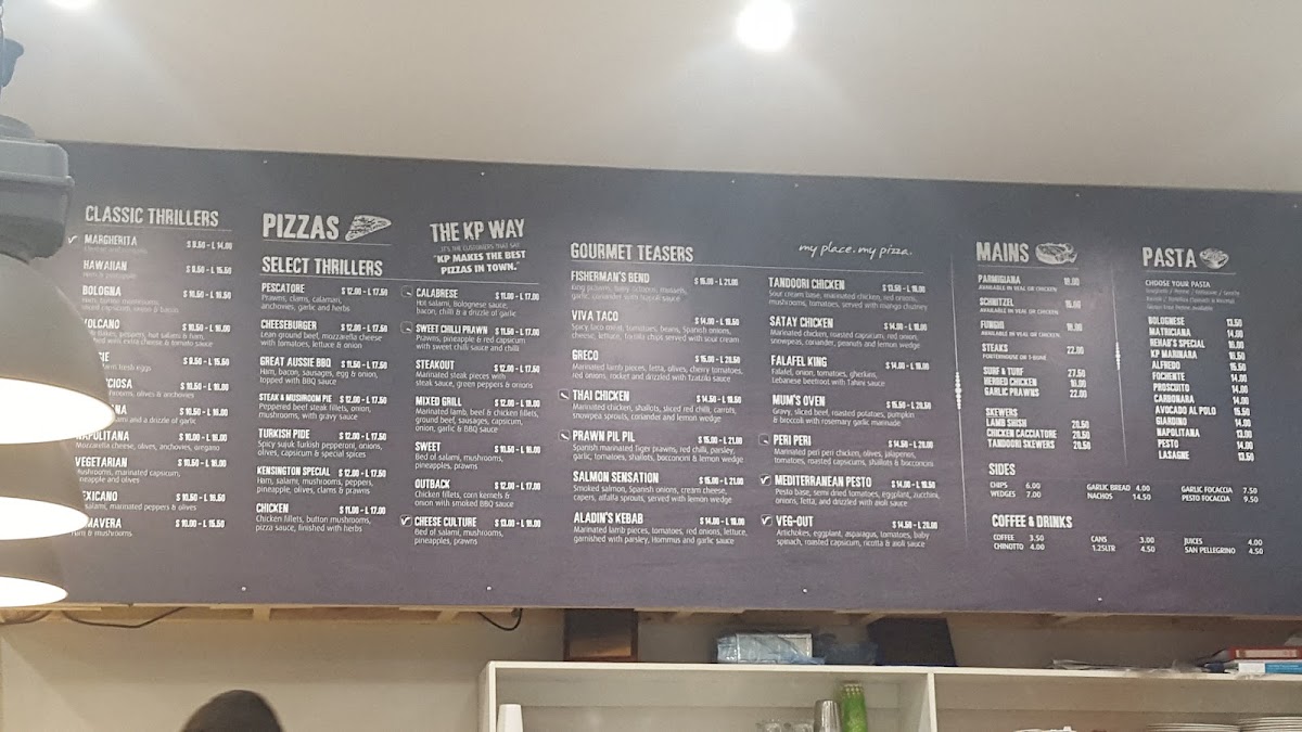 Menu Bubba Pizza Kensington-1