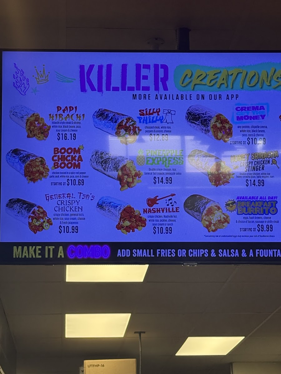 Menu Bubbakoo's Burritos-4