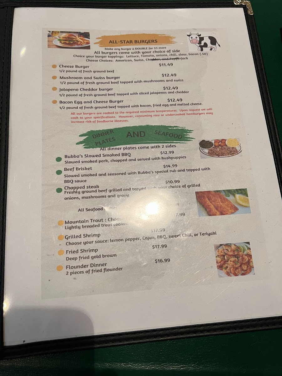 Menu Bubba's Good Eats-2
