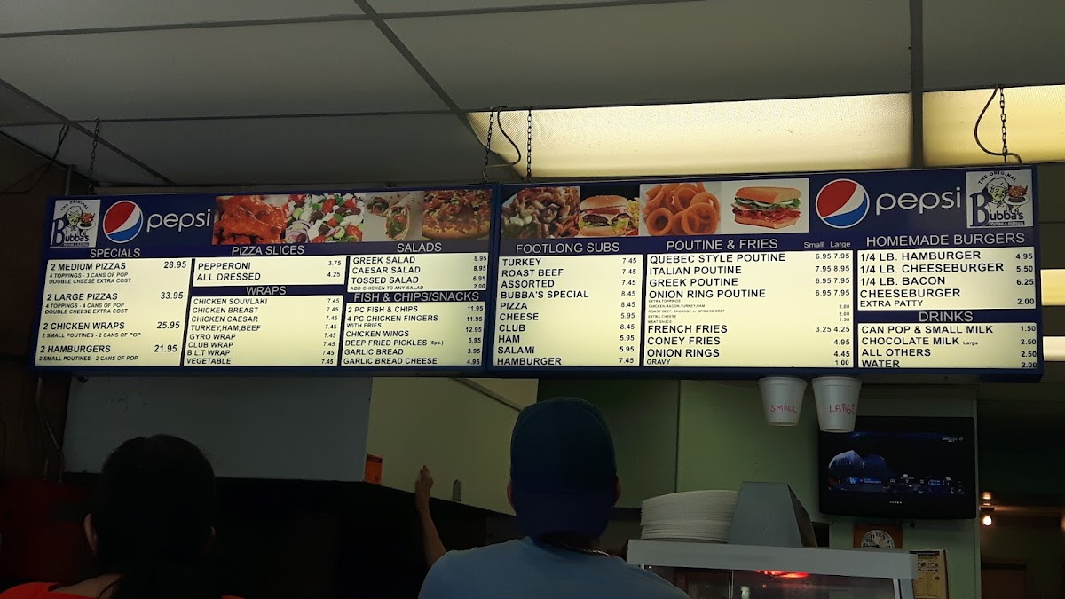 Menu Bubbas Pizzeria-2