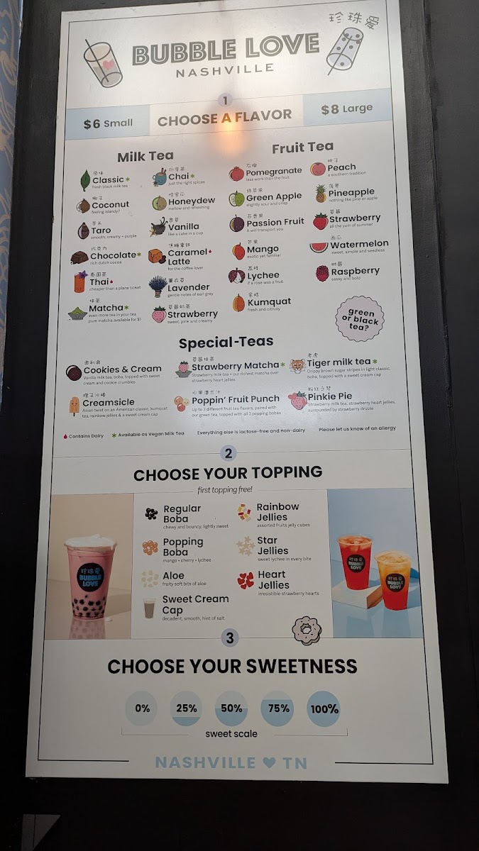 Menu Bubble Love-4