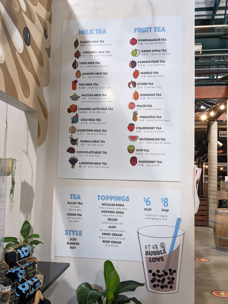 Menu Bubble Love-7
