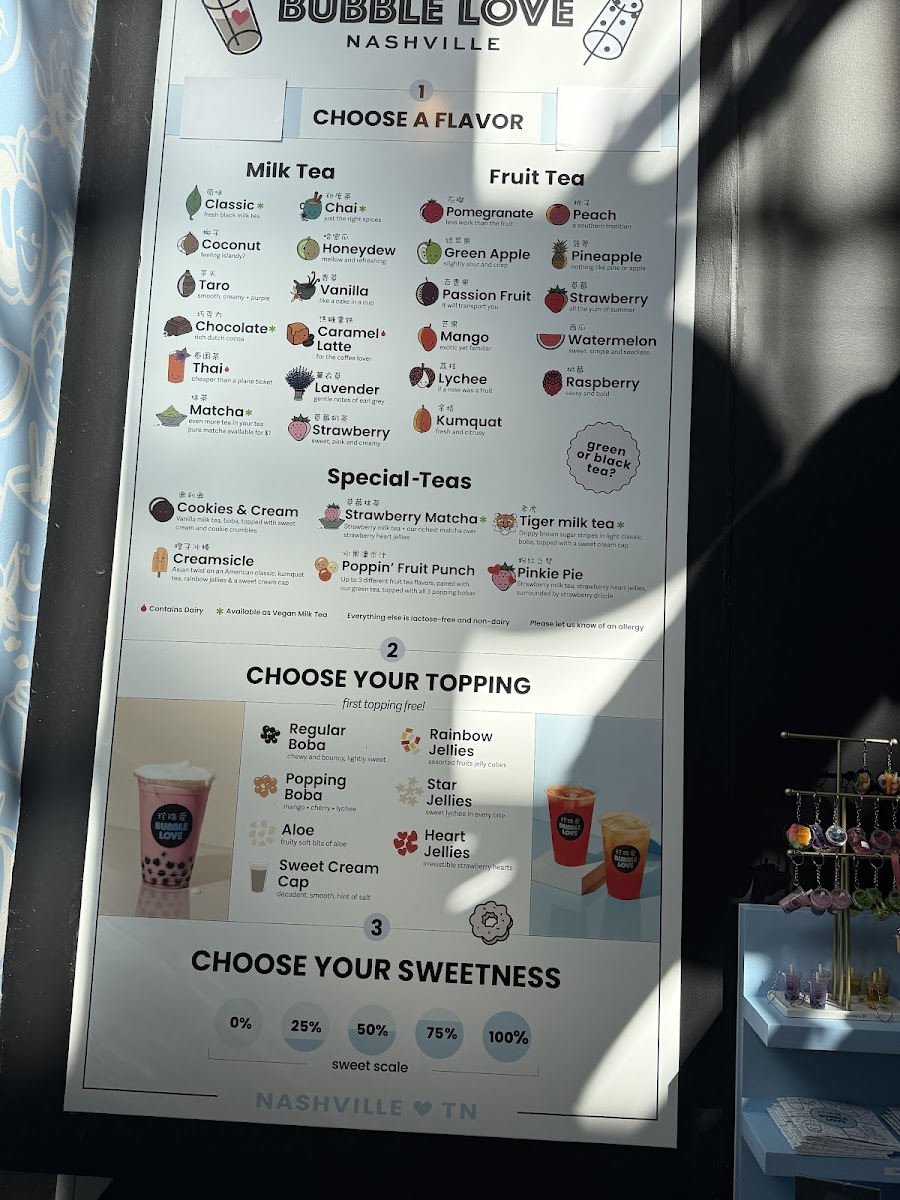 Menu Bubble Love-8