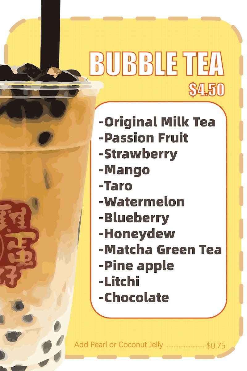 Menu Bubble Waffle Cafe Georgia-2