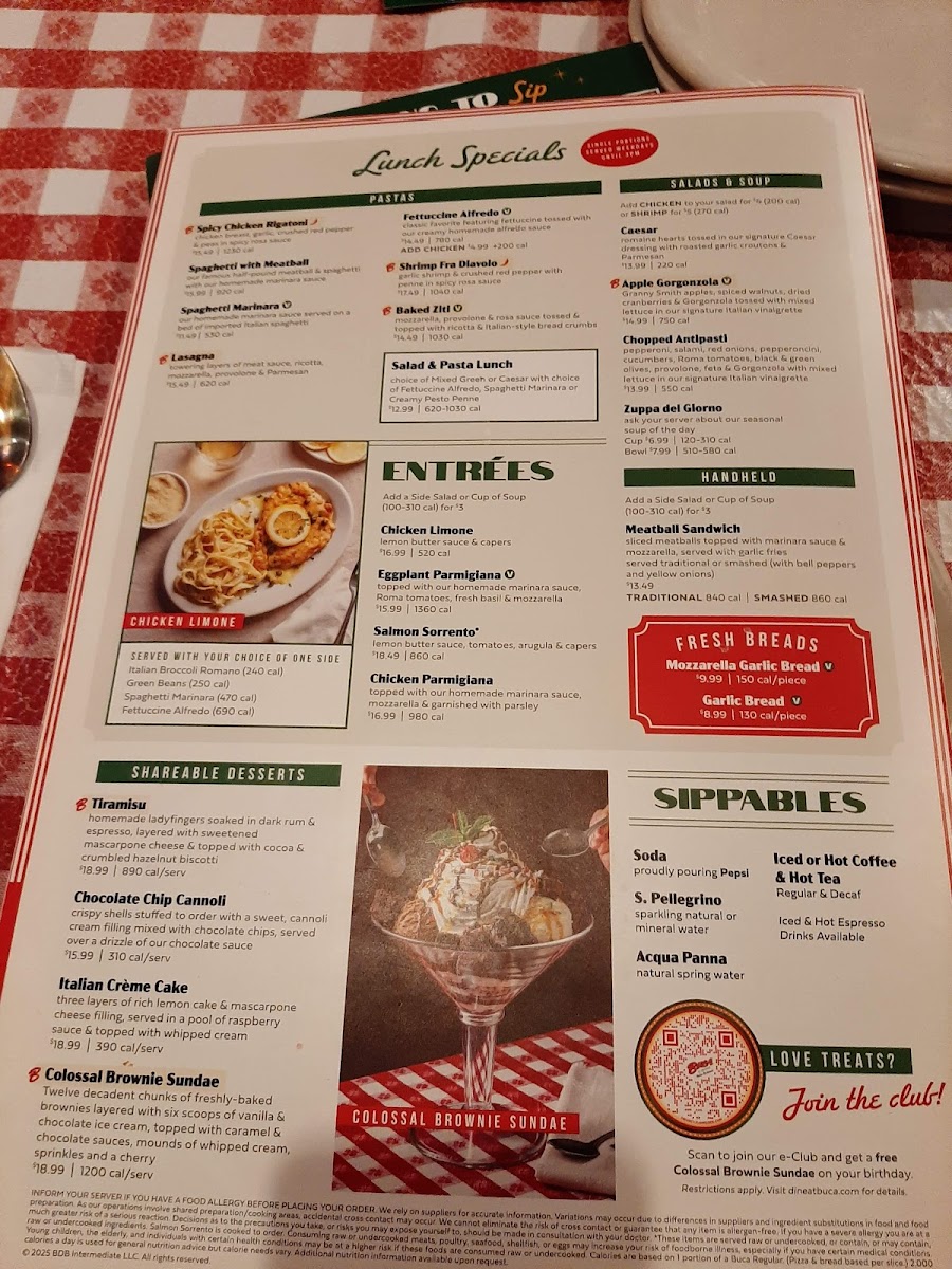 Menu Buca Di Beppo Italian Restaurant-3