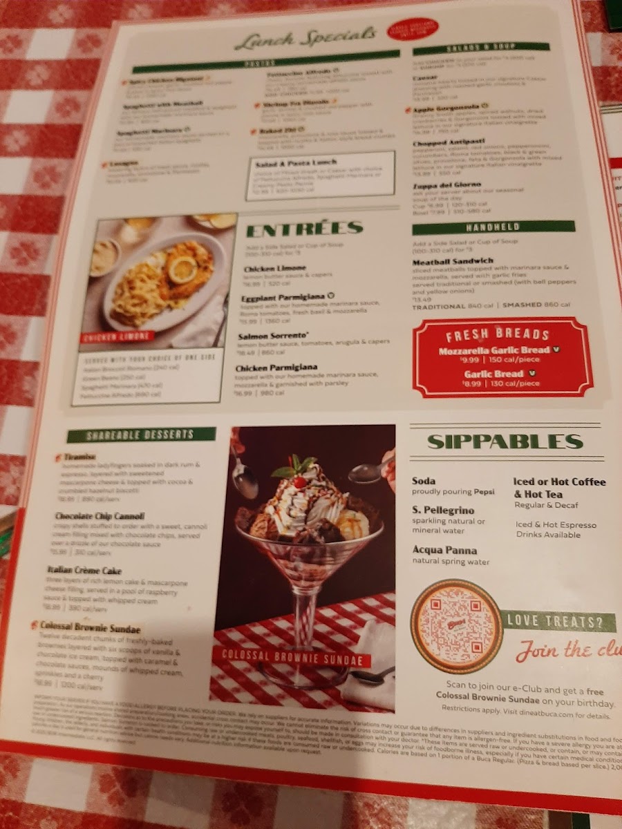 Menu Buca Di Beppo Italian Restaurant-7
