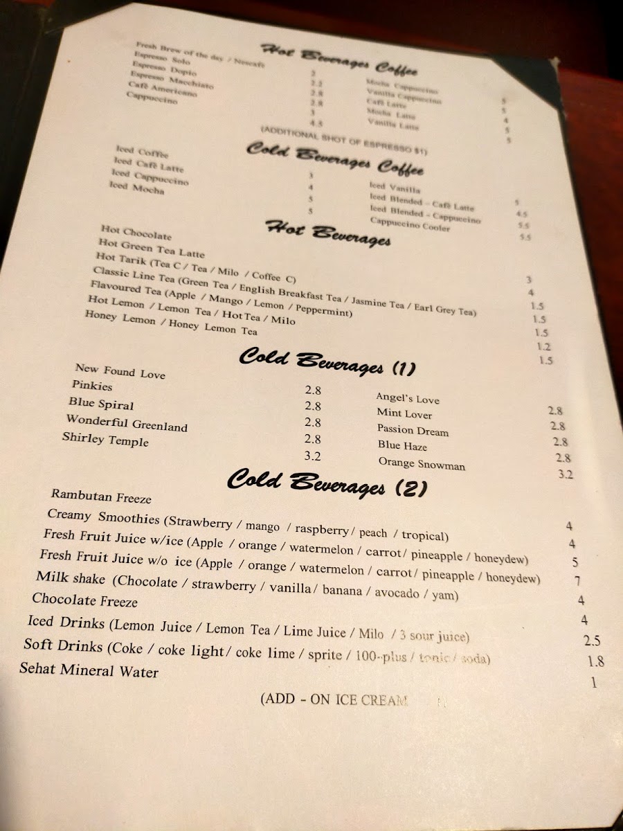 Menu Buccaneer Restaurant-4