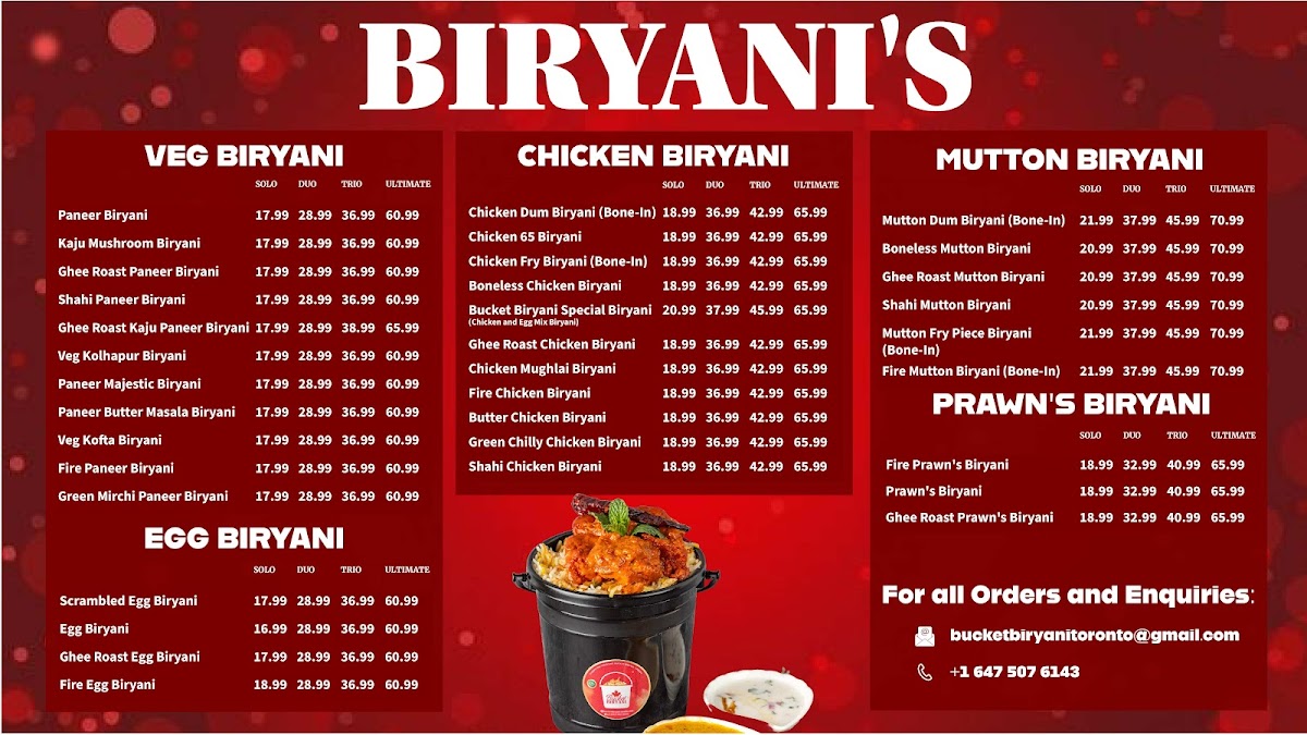 Menu Bucket Biryani Whitby-2