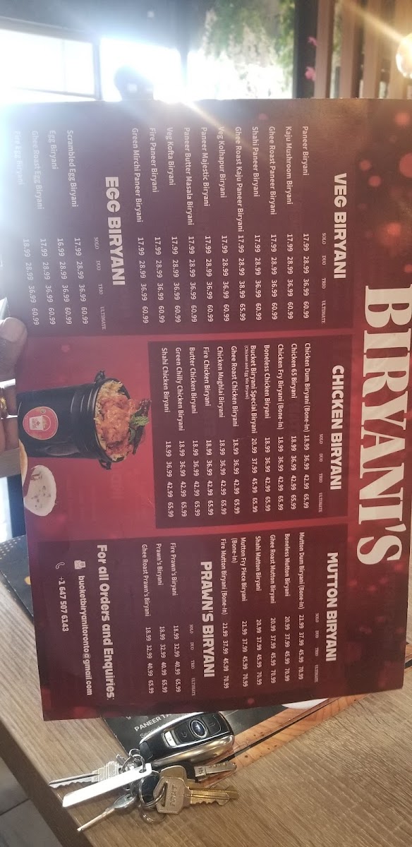 Menu Bucket Biryani Whitby-9
