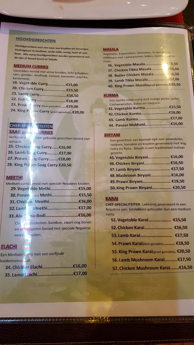 Menu Buddha Restaurant Zeist ????????-2