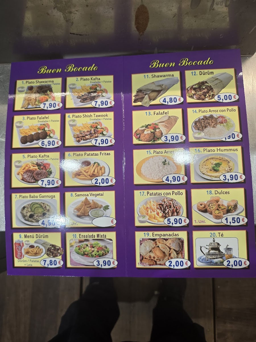 Menu Buen Bocado-1