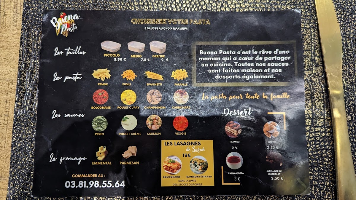 Menu Buena Pasta-1