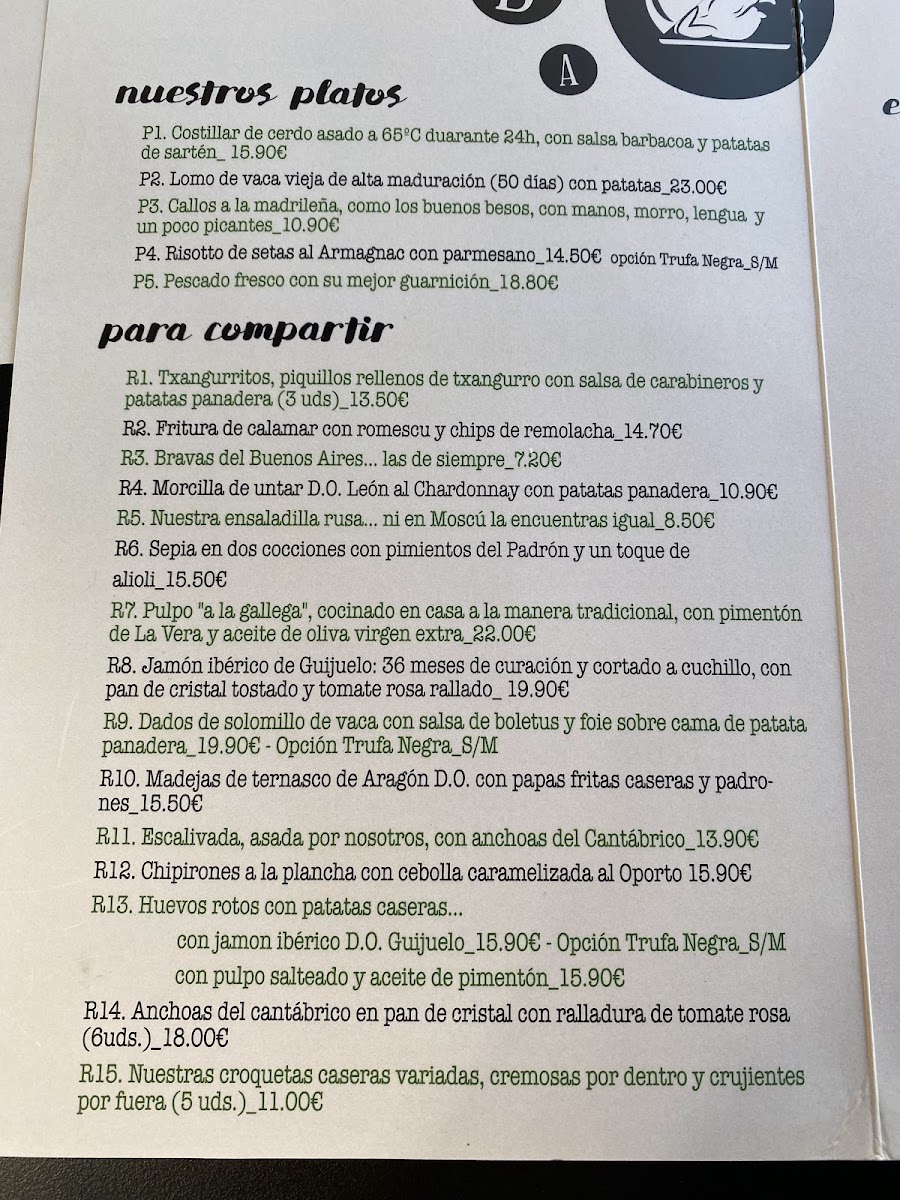 Menu Buenos Aires Actur-1