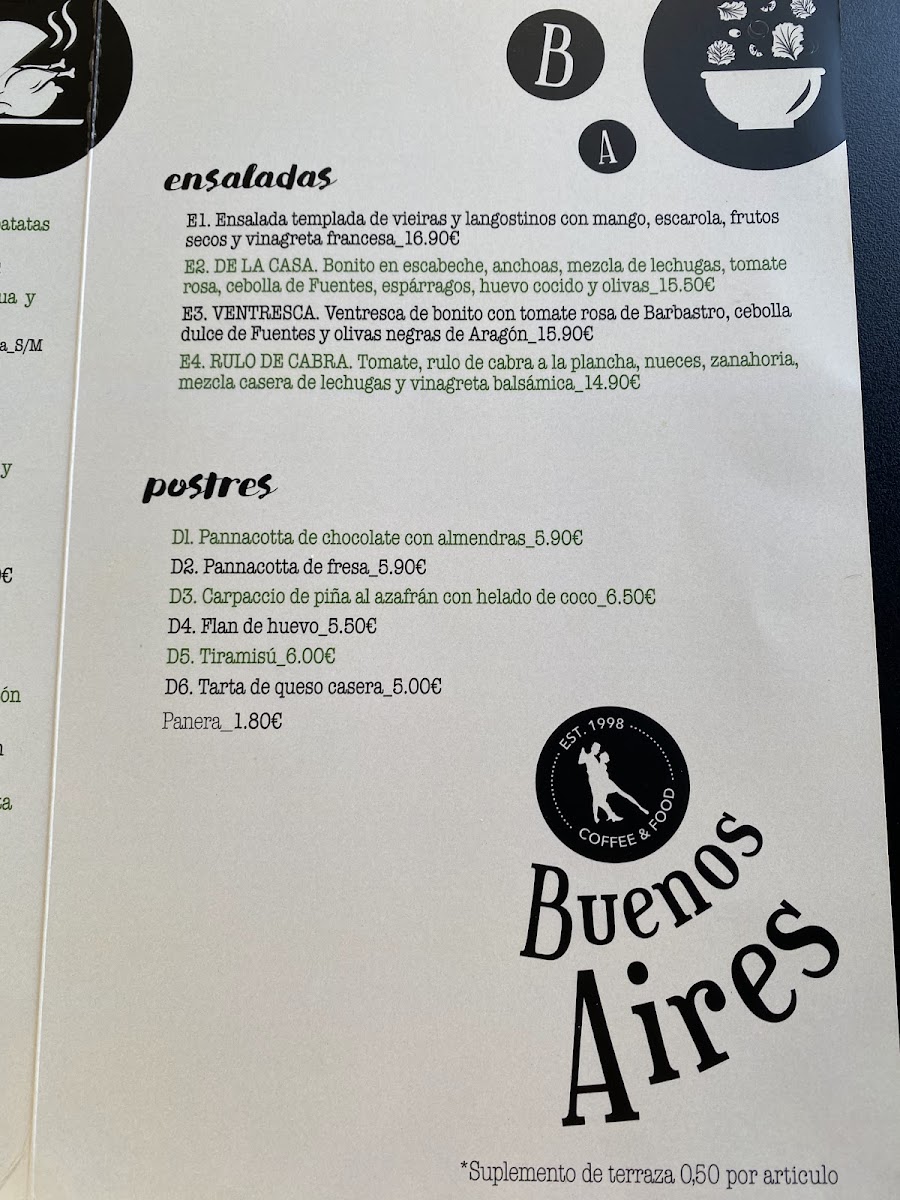 Menu Buenos Aires Actur-4