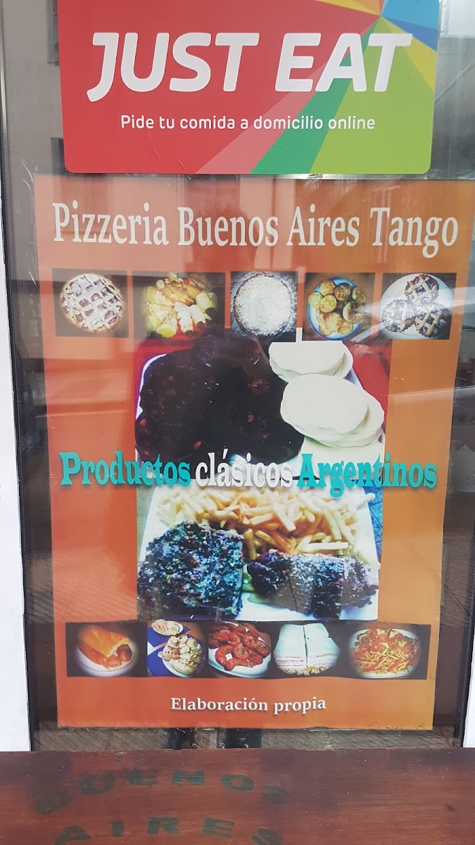Menu Buenos Aires Pizza & Cafe Tango-2