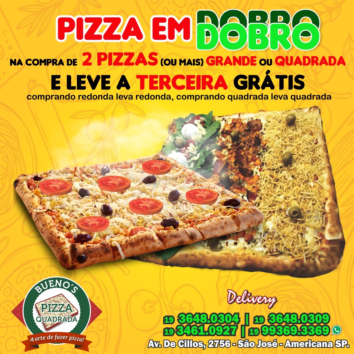 Menu Bueno's Pizza Quadrada-10