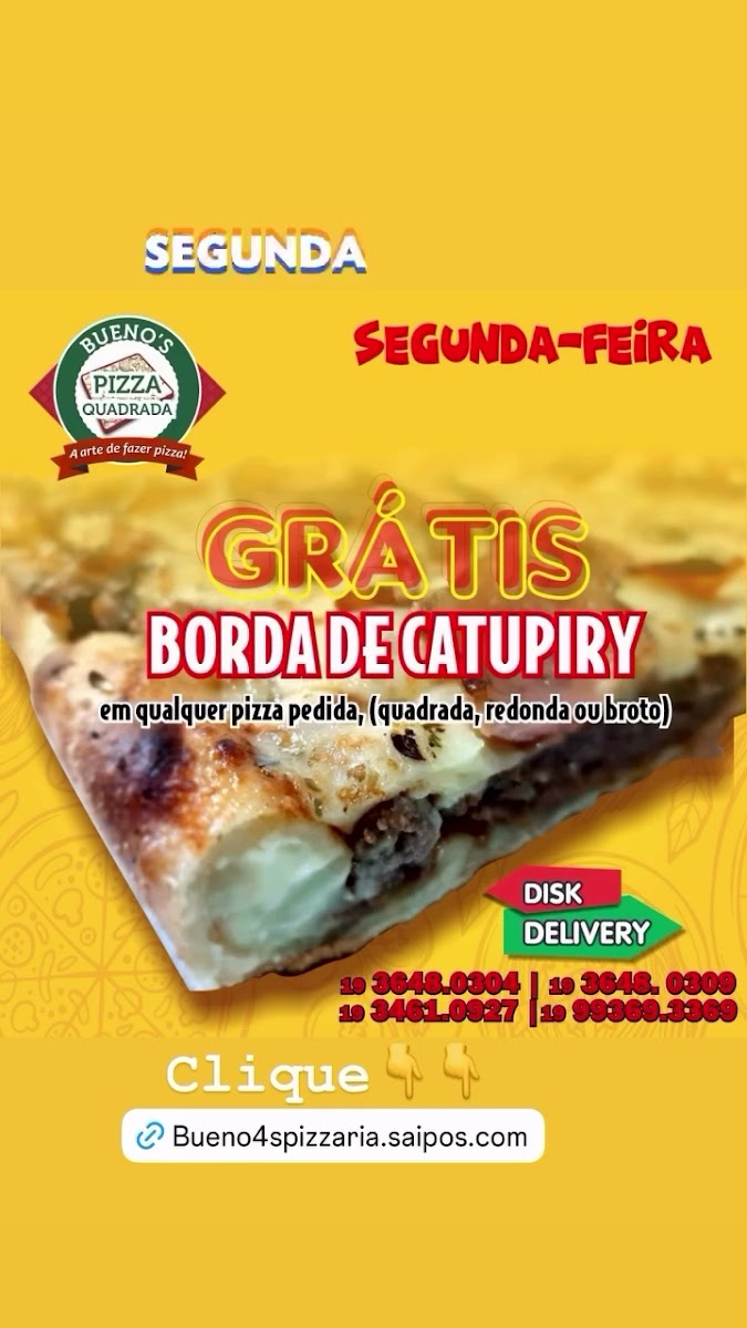 Menu Bueno's Pizza Quadrada-7