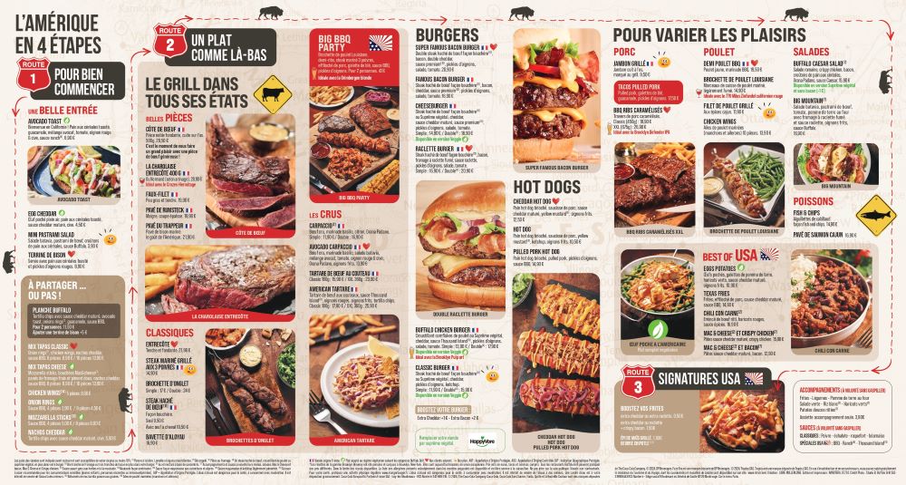 Menu Buffalo Grill Bailly-Romainvilliers-1