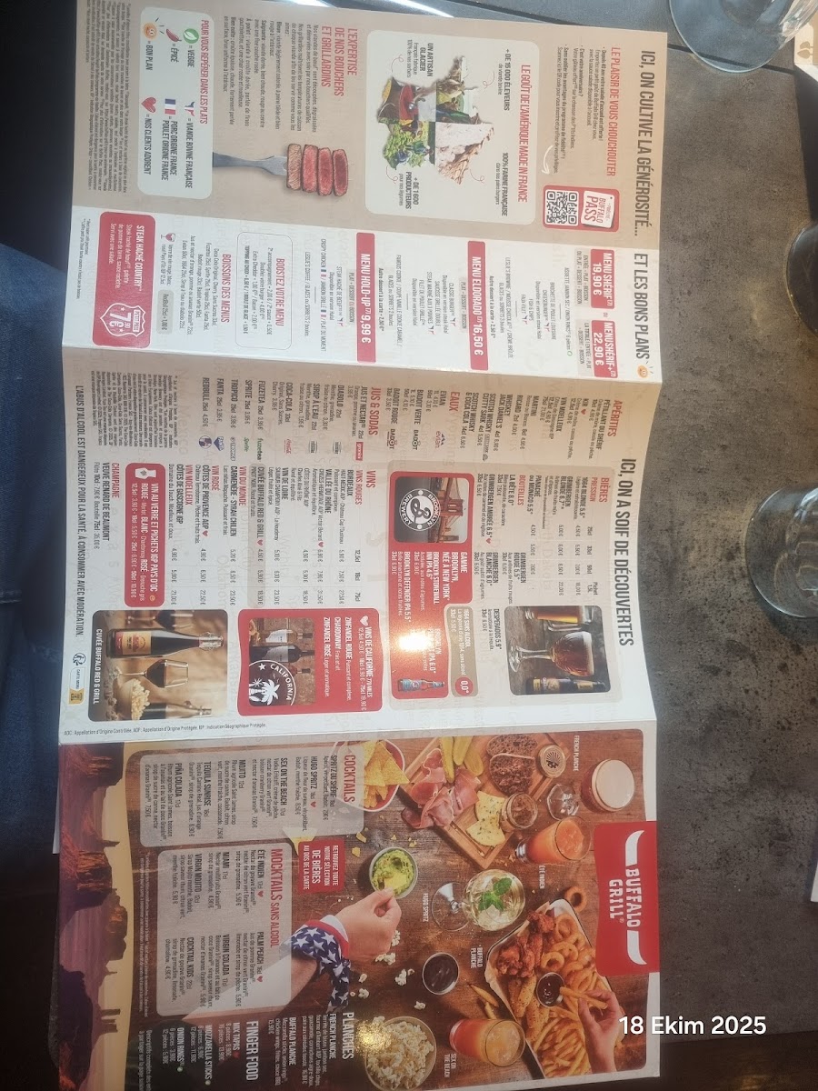 Menu Buffalo Grill Bailly-Romainvilliers-8