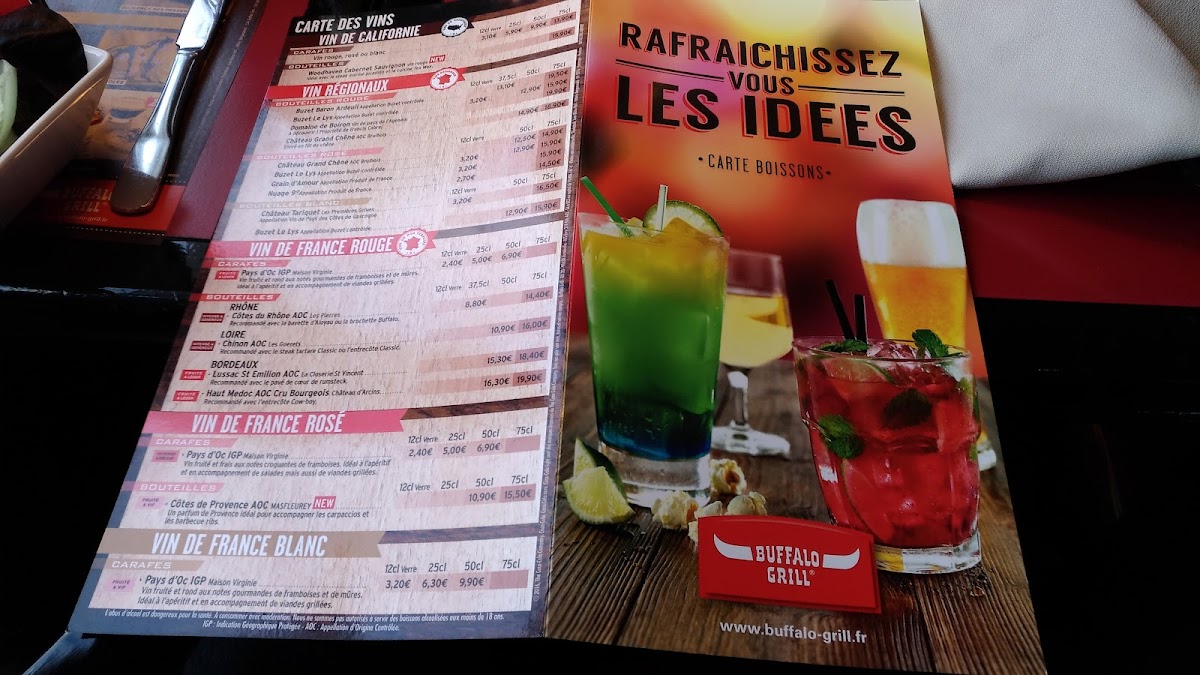 Menu Buffalo Grill Boé-8